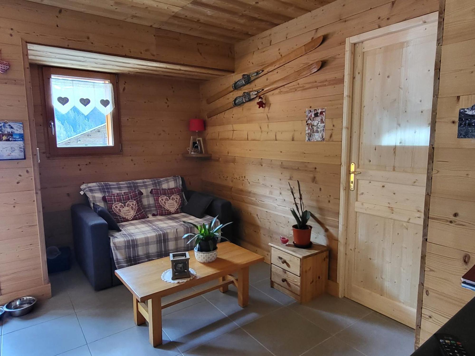 Appartement Cosy Face Aux Aravis Le Grand-Bornand Luaran gambar