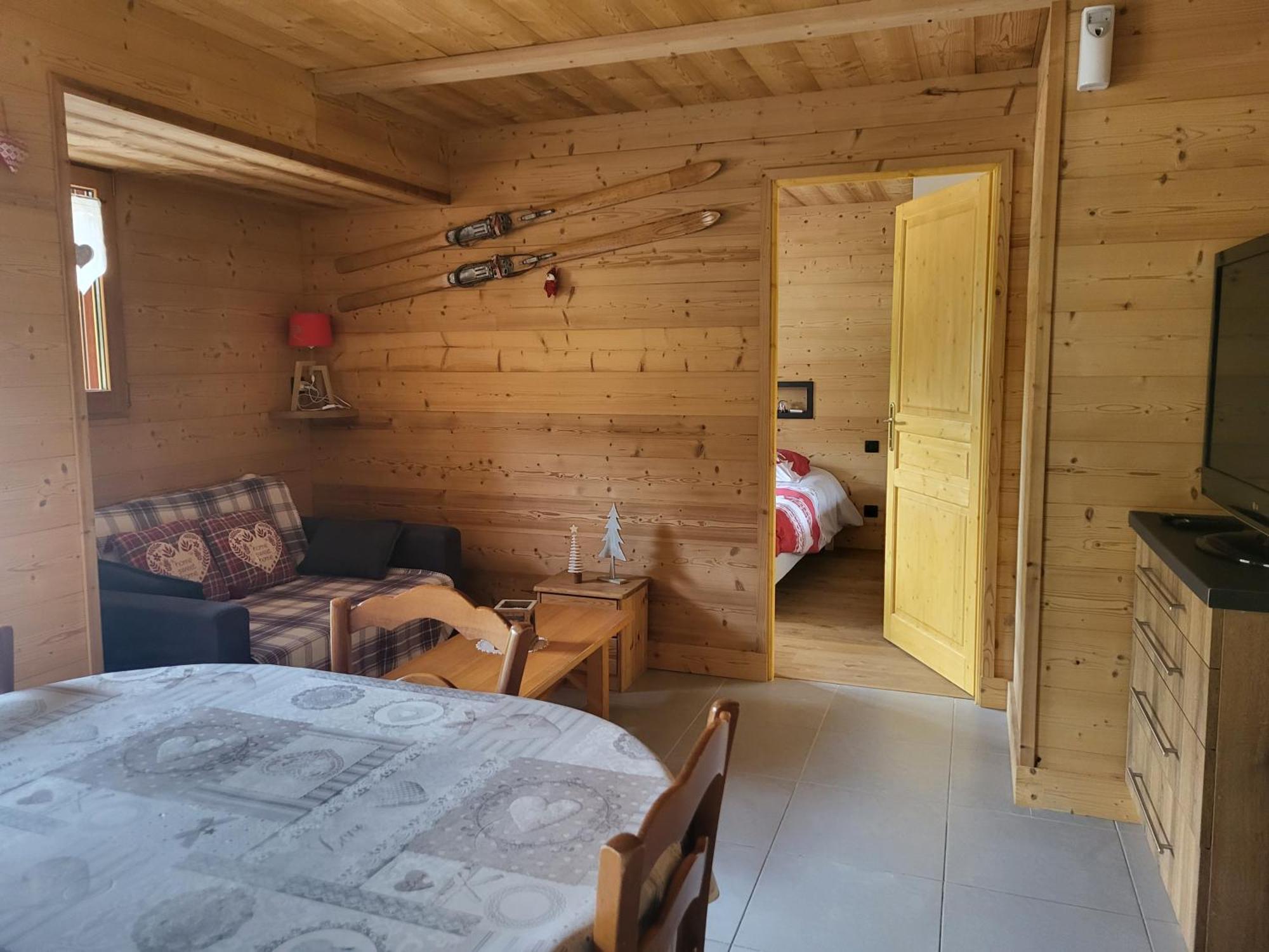 Appartement Cosy Face Aux Aravis Le Grand-Bornand Luaran gambar